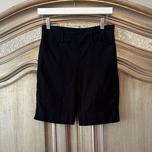 Hilary Radley Classic Black Women's Bermuda Shorts